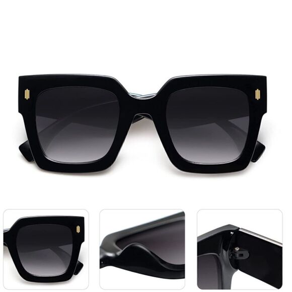 Oversized Vintage Sunglasses  - Picture 4 of 4